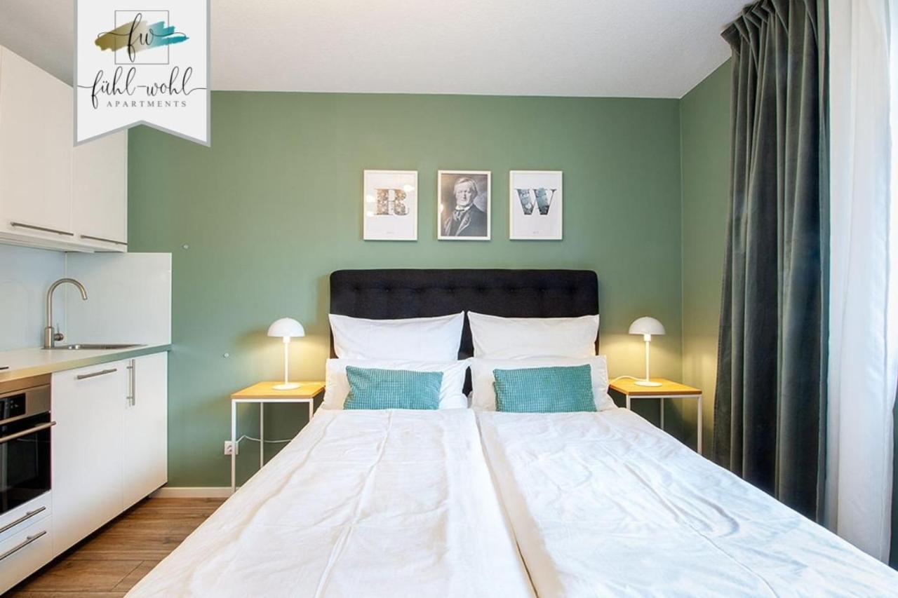 Apt Wahnfried Nr1 - Cityapartment Mit Kueche, Duschbad, Balkon, Parkplatz - Zentral Aber Ruhig バイロイト エクステリア 写真