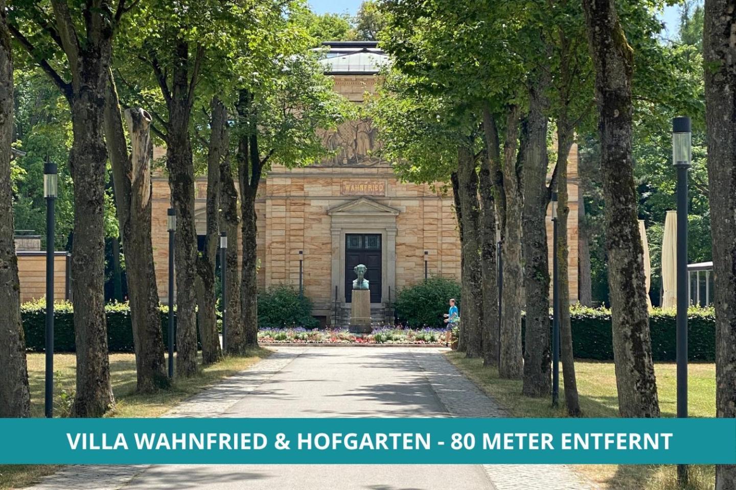 Apt Wahnfried Nr1 - Cityapartment Mit Kueche, Duschbad, Balkon, Parkplatz - Zentral Aber Ruhig バイロイト エクステリア 写真